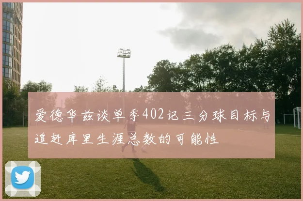 爱德华兹谈单季402记三分球目标与追赶库里生涯总数的可能性