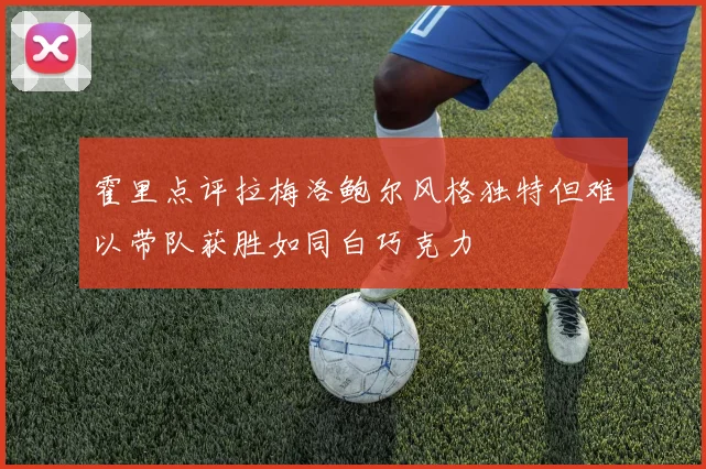 霍里点评拉梅洛鲍尔风格独特但难以带队获胜如同白巧克力